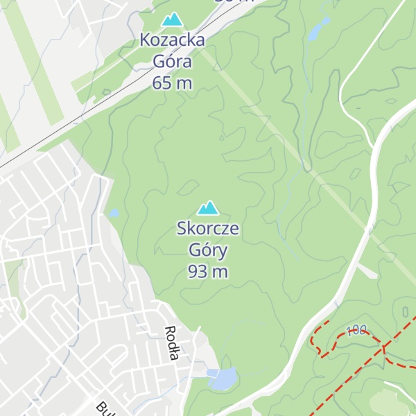 Map of Skorcze Góry