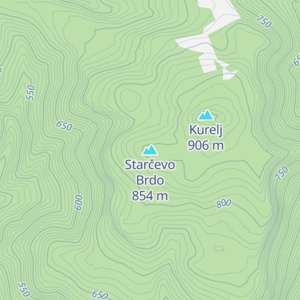 Map of Starčevo Brdo