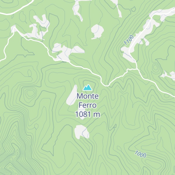 Map of Monte Ferro