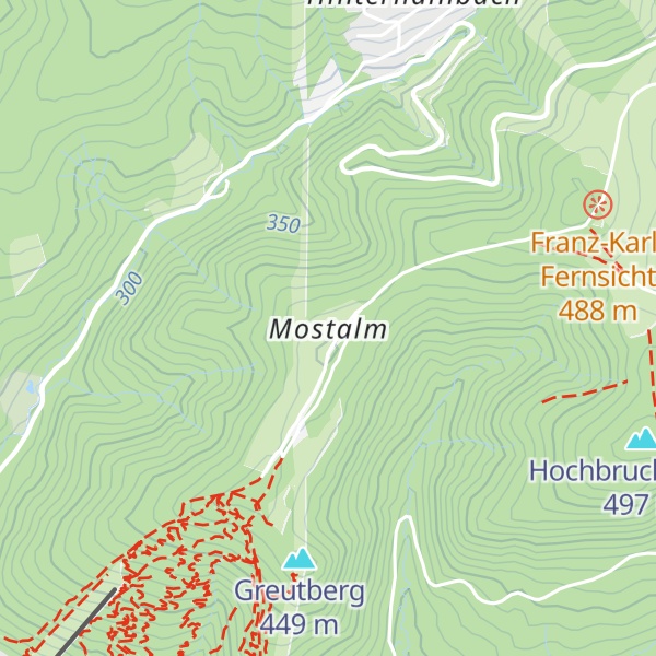 Map of Mostalm