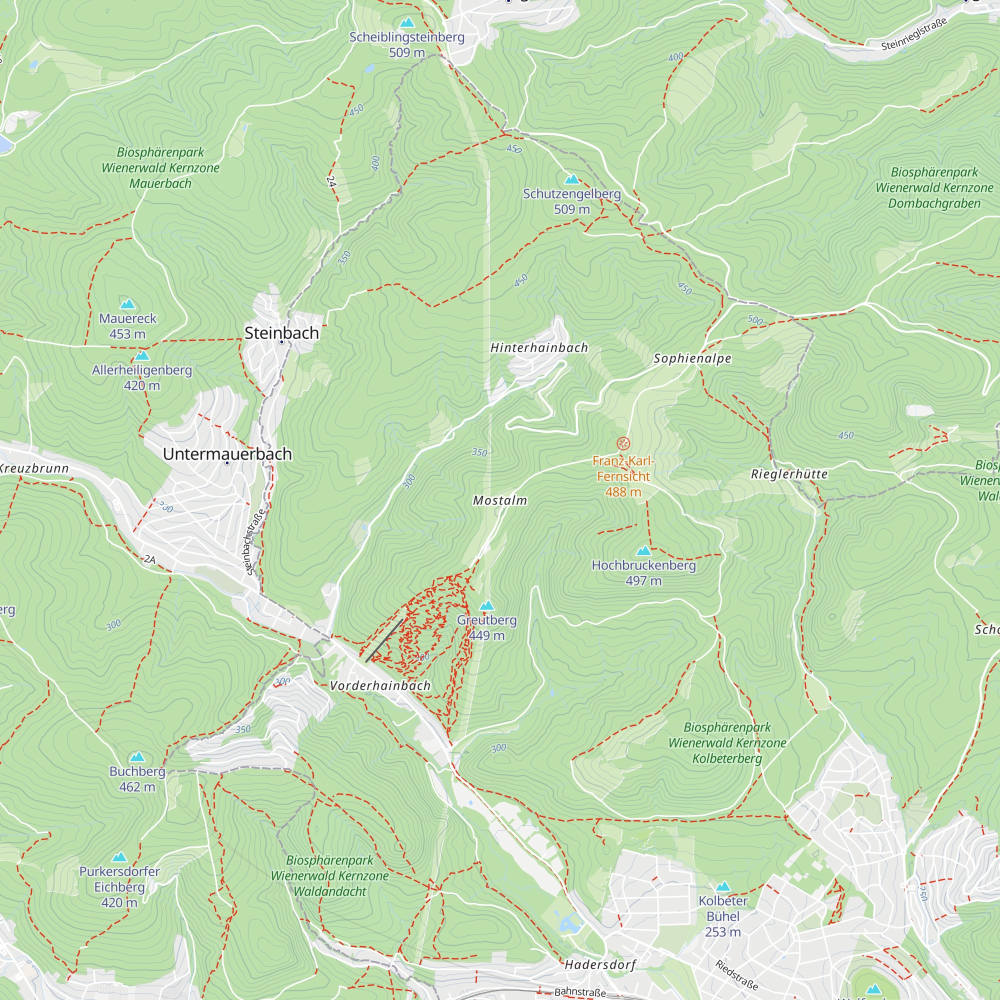 Mostalm map