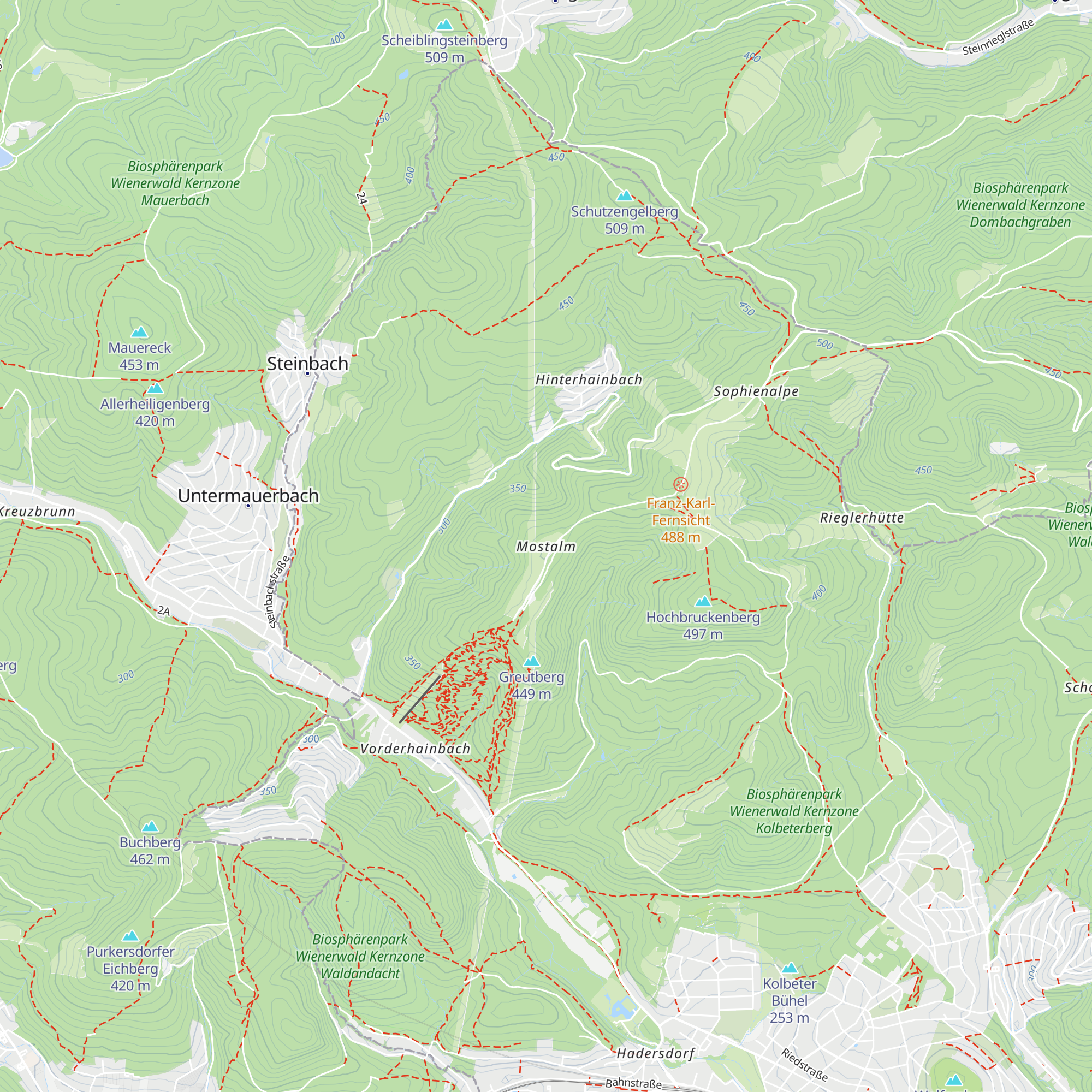 Mostalm map