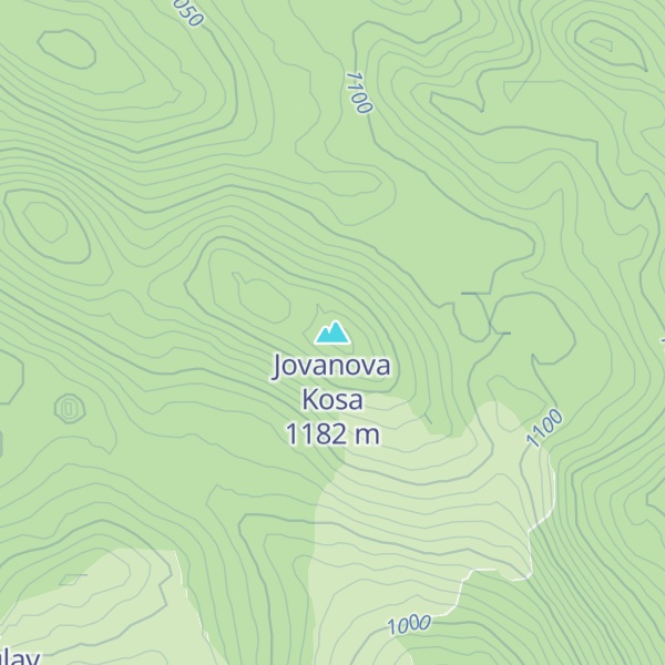 Map of Jovanova Kosa