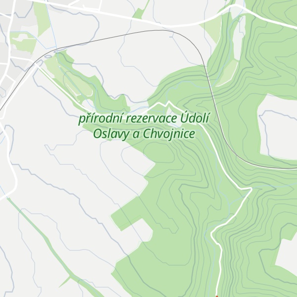 Map of Černá hora [Březník]