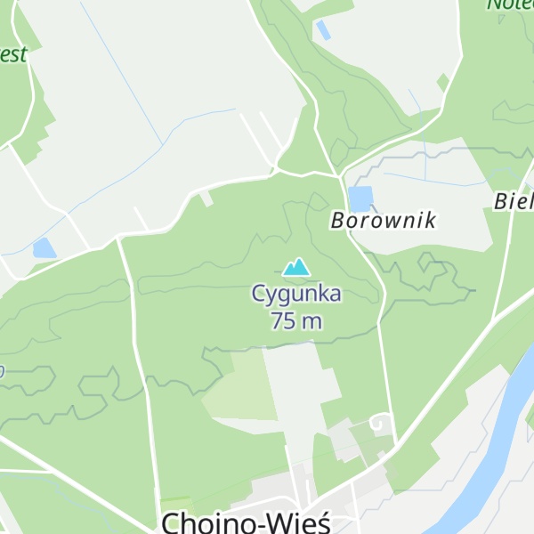 Map of Łysa Góra