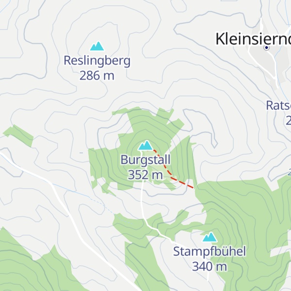 Map of Burgstall