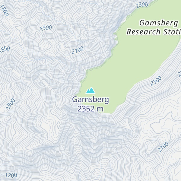 Map of Gamsberg