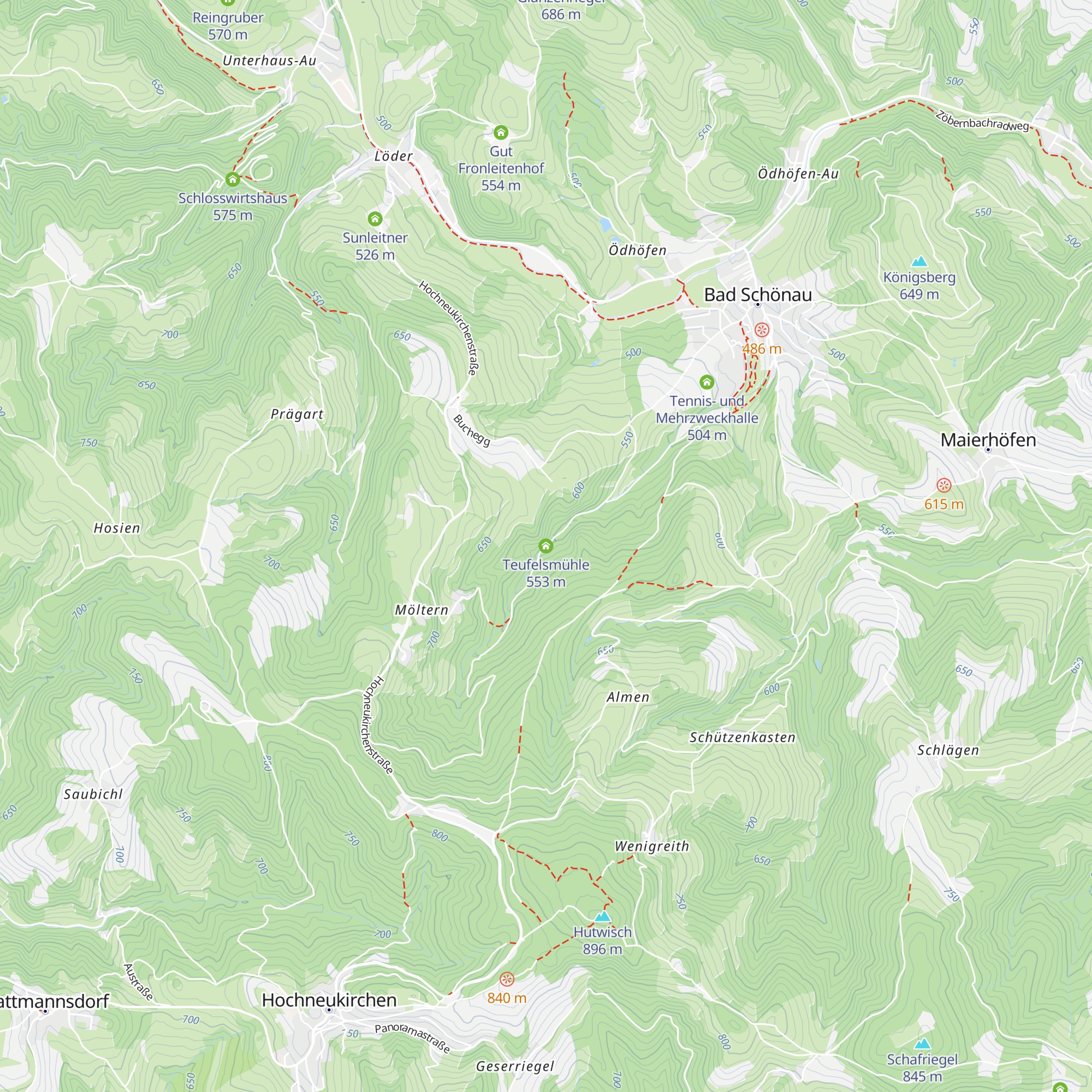 Teufelsmühle map