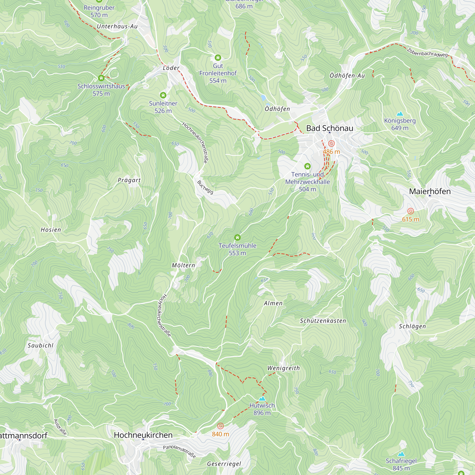 Teufelsmühle map