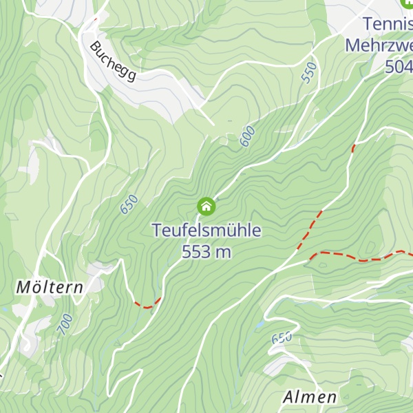 Map of Teufelsmühle