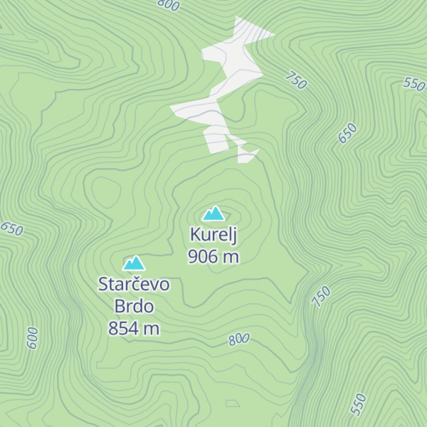 Map of Kurelj