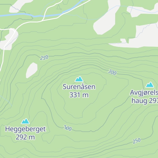 Map of Surenåsen