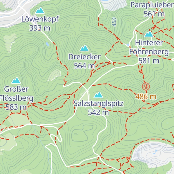 Map of Gasthaus zum Salzstanglwirt auf der Kugelwiese