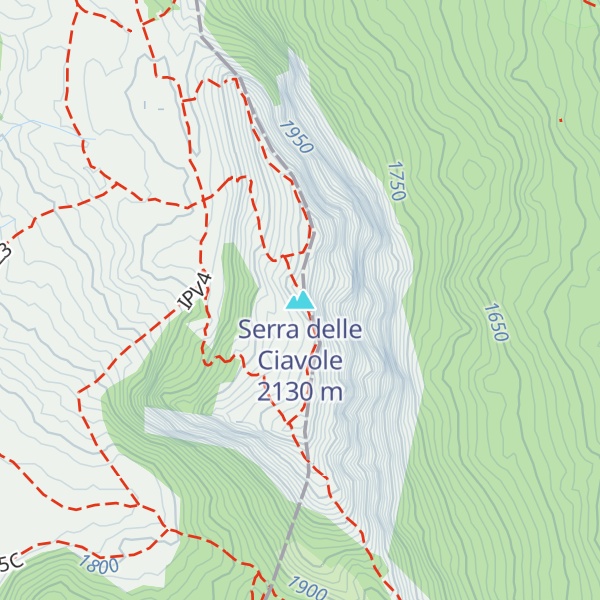 Map of Serra delle Ciavole