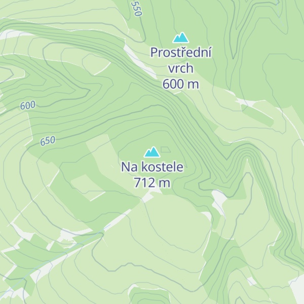 Map of Na kostele