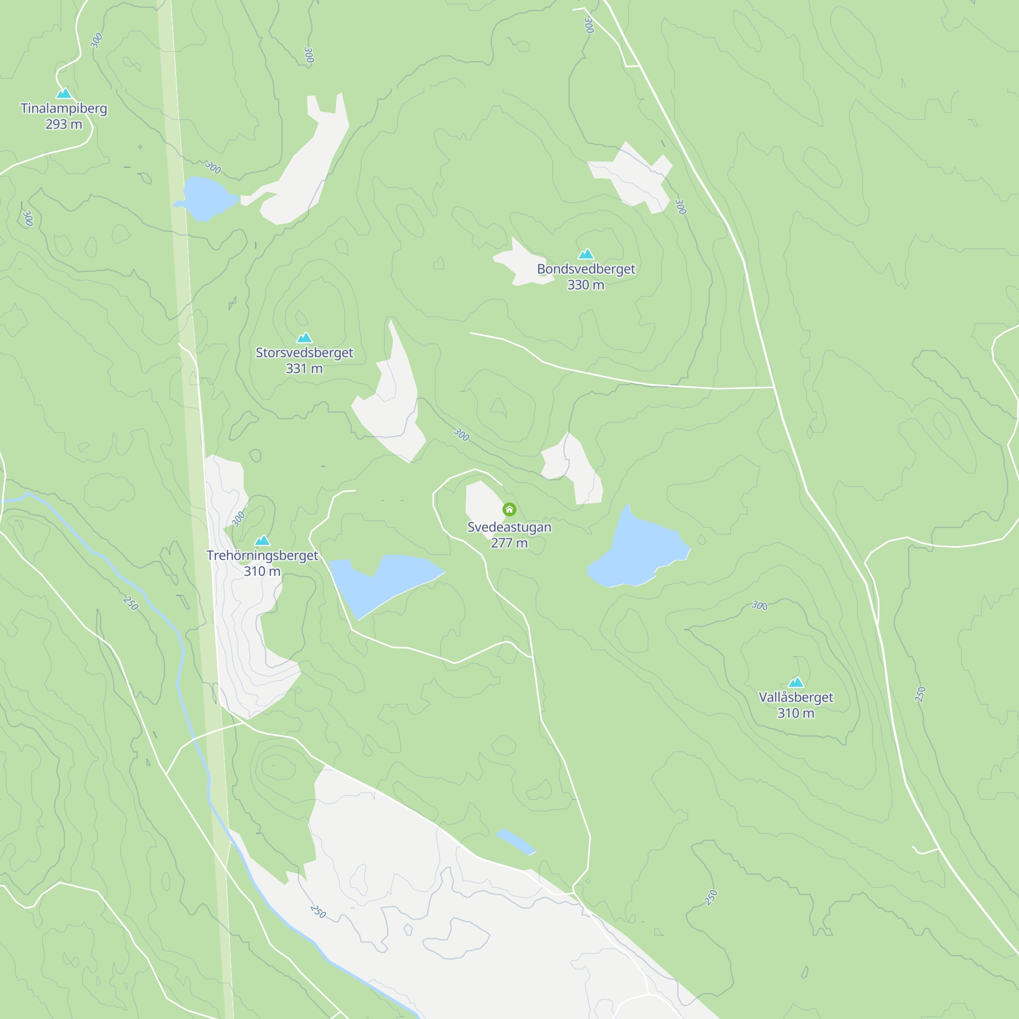 Svedeastugan map