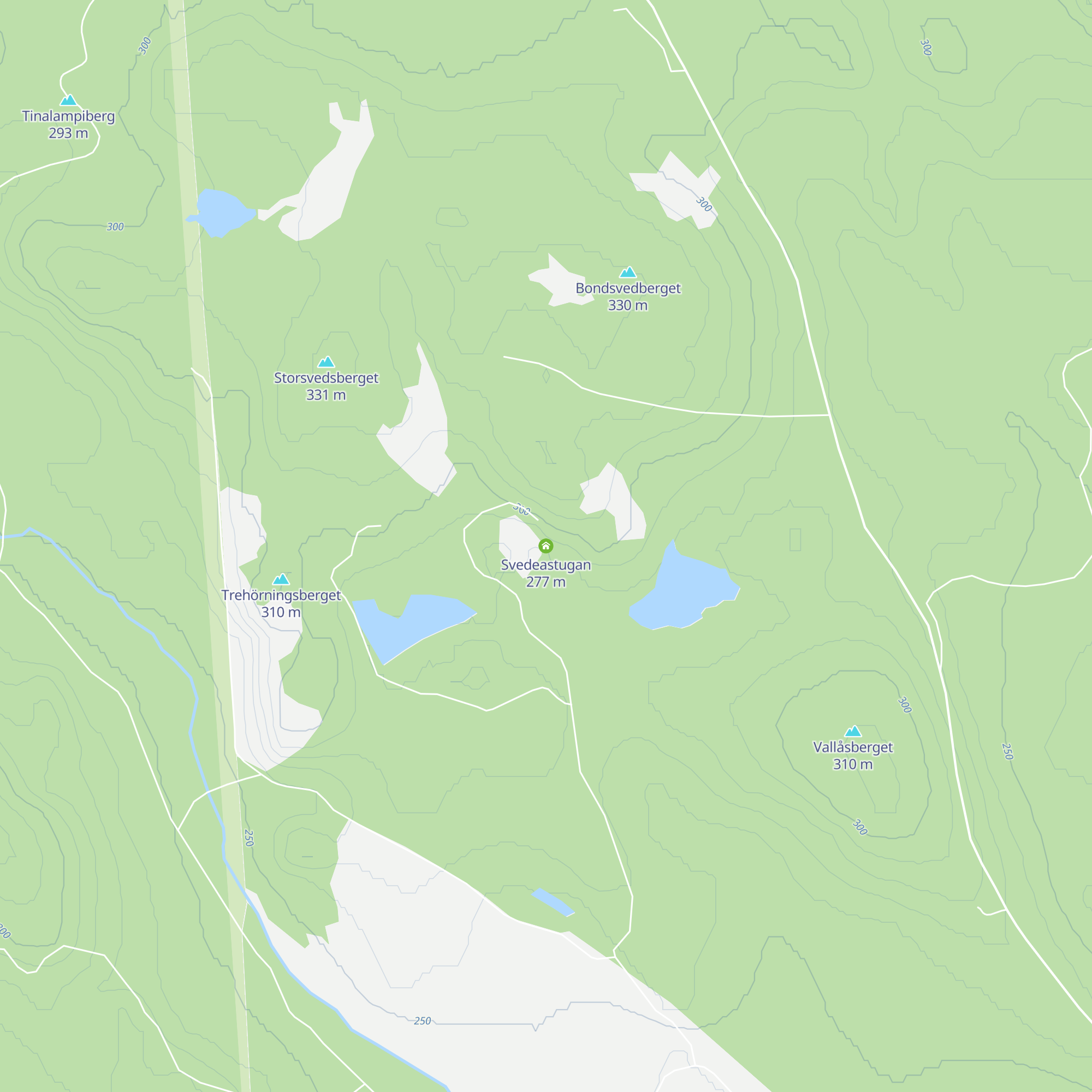 Svedeastugan map