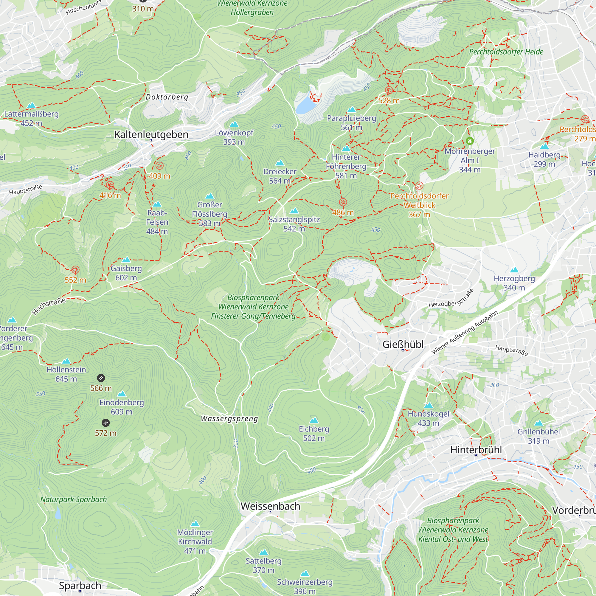 Hans-Nemecek-Hütte map