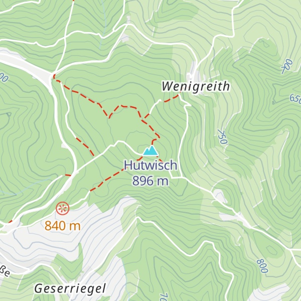 Map of Hutwisch