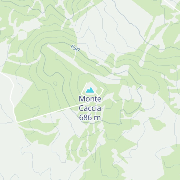 Map of Monte Caccia