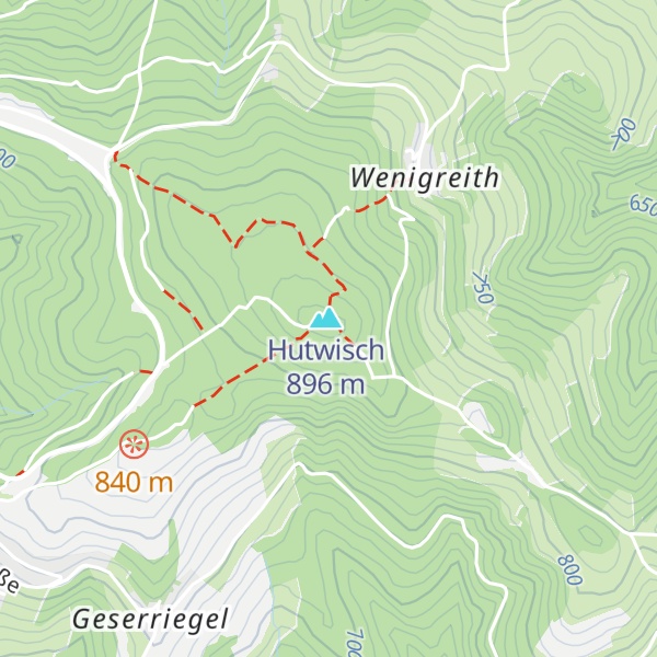 Map of Hutwischhütte