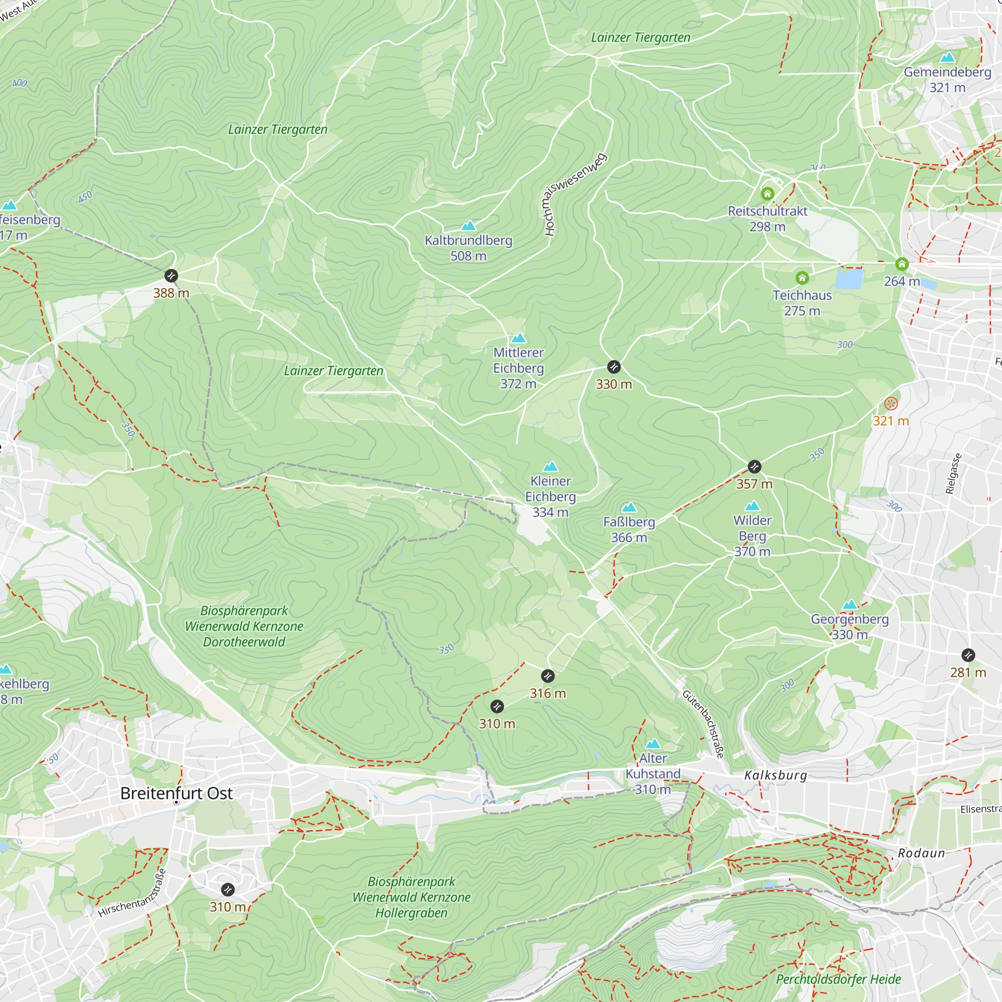 Forsthaus Gütenbachtor map