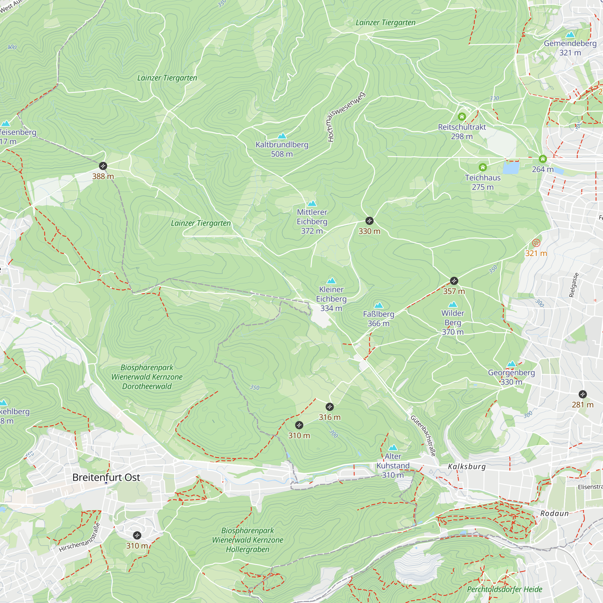 Forsthaus Gütenbachtor map