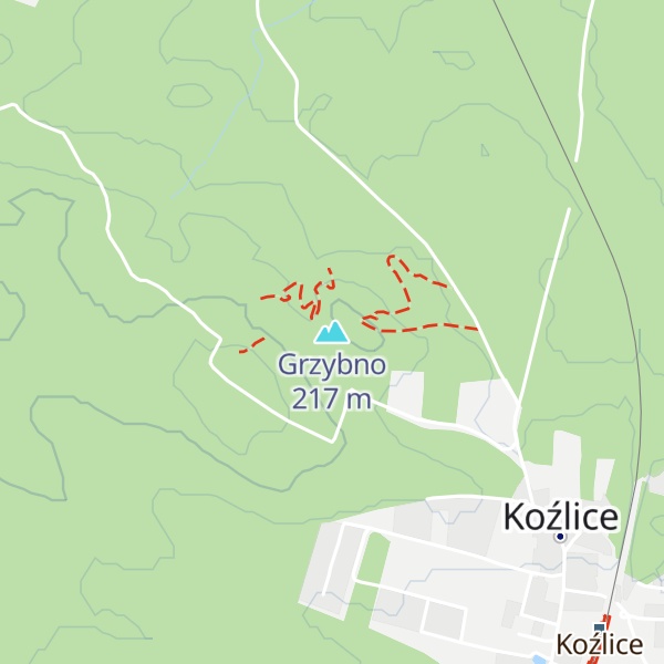 Map of Grzybno