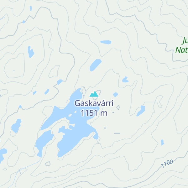 Map of Gaskavárri