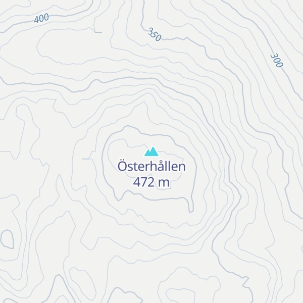 Map of Österhållen