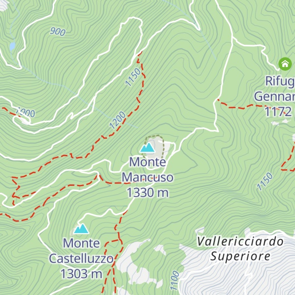 Map of Monte Mancuso