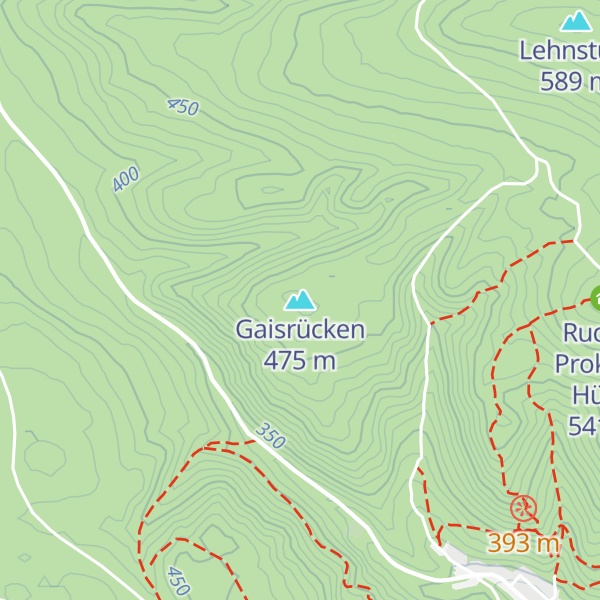 Map of Gaisrücken