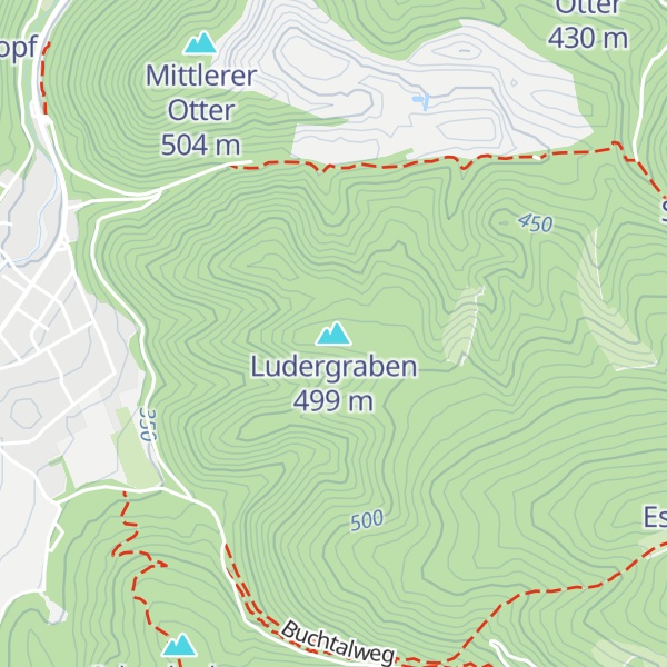 Map of Ludergraben