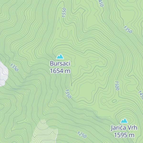 Map of Veliki vrh