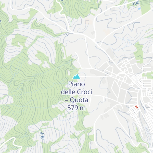 Map of Piano delle Croci – Quota