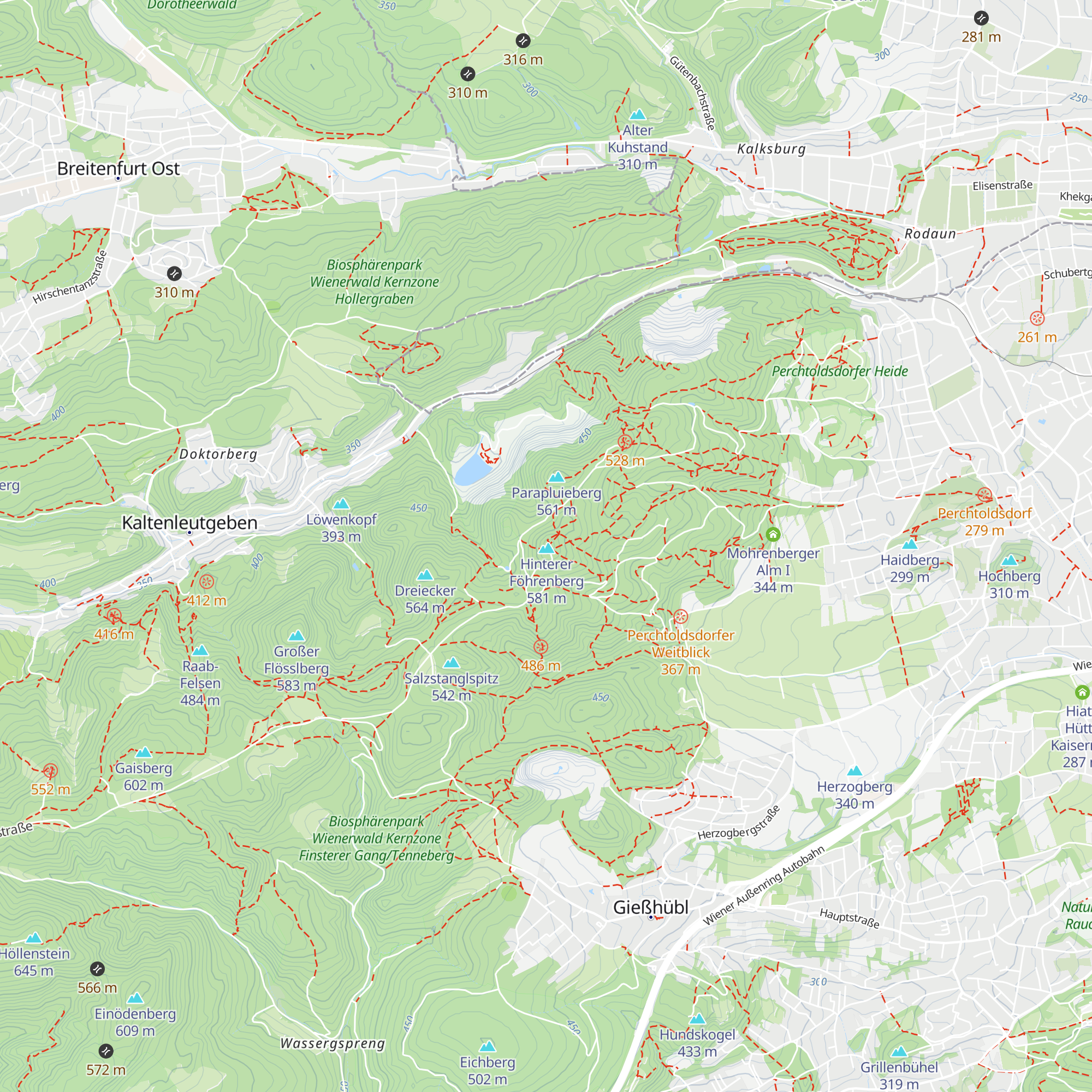 Kammersteinerhütte map