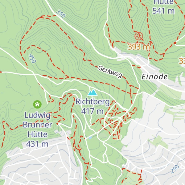 Map of Richtberg