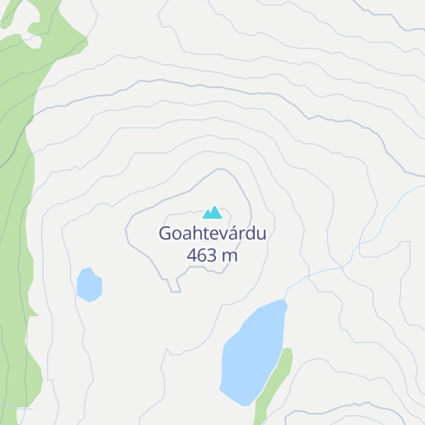 Map of Goahtevárdu