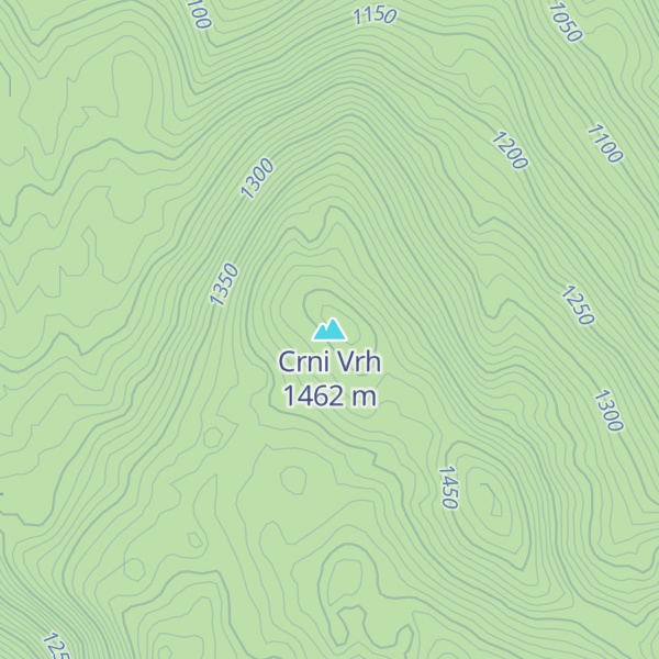 Map of Crni Vrh