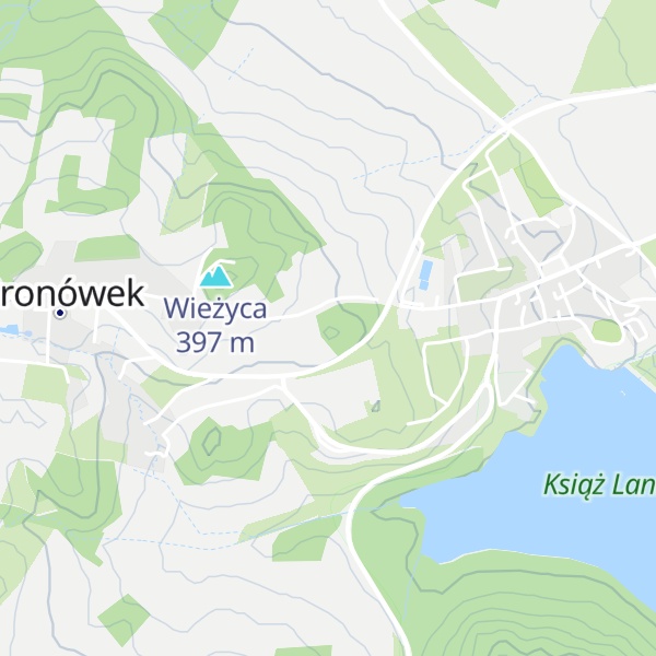 Map of Kozia Góra