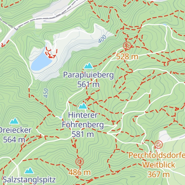 Map of Parasolspitz