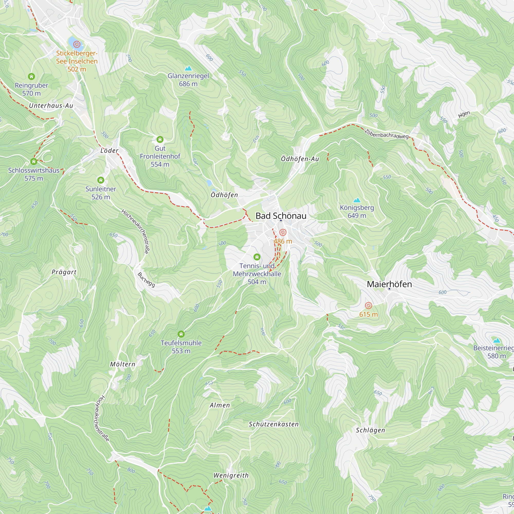 Tennis- und Mehrzweckhalle map