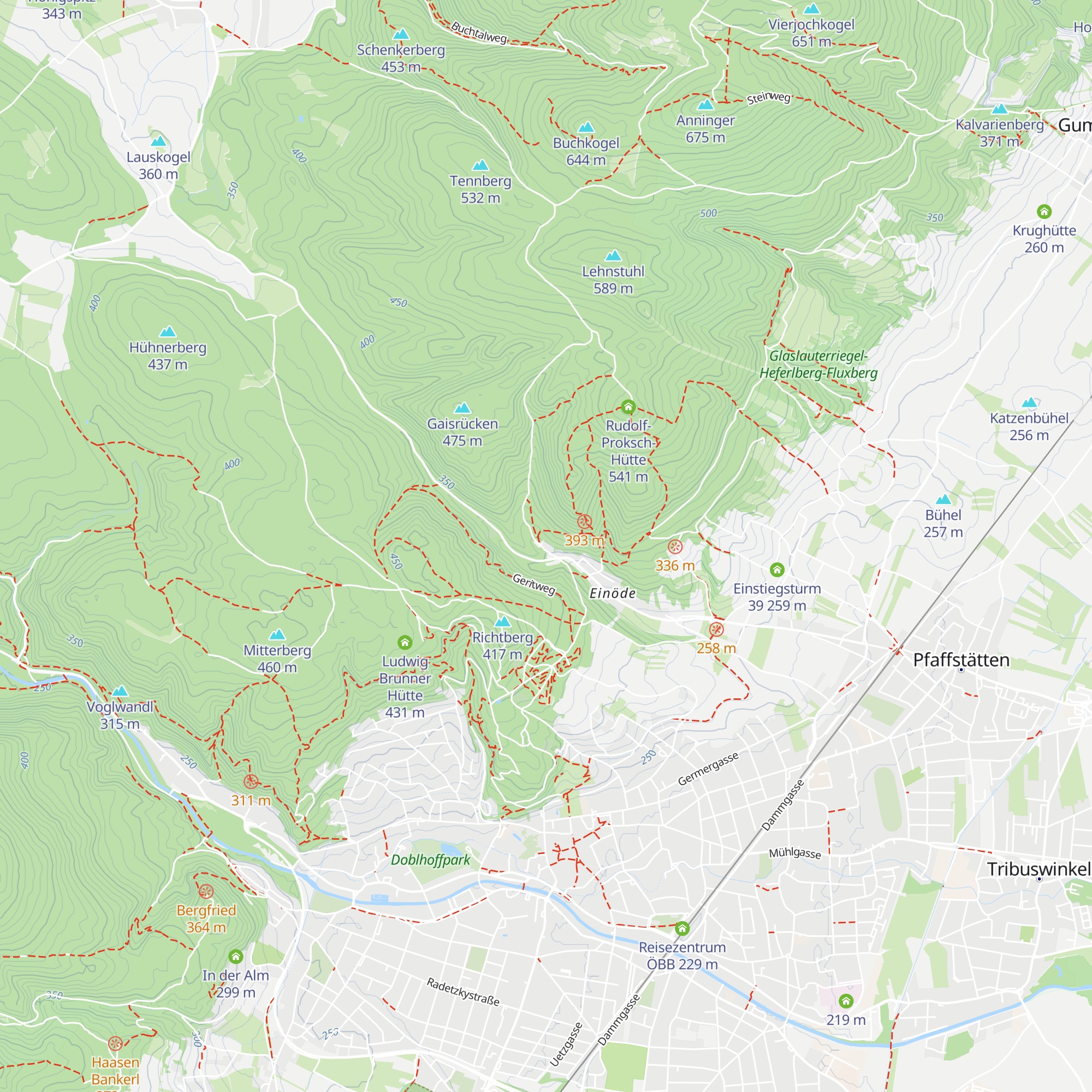 ehem. Einödwirtshaus map