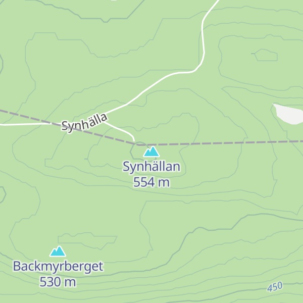 Map of Synhällan
