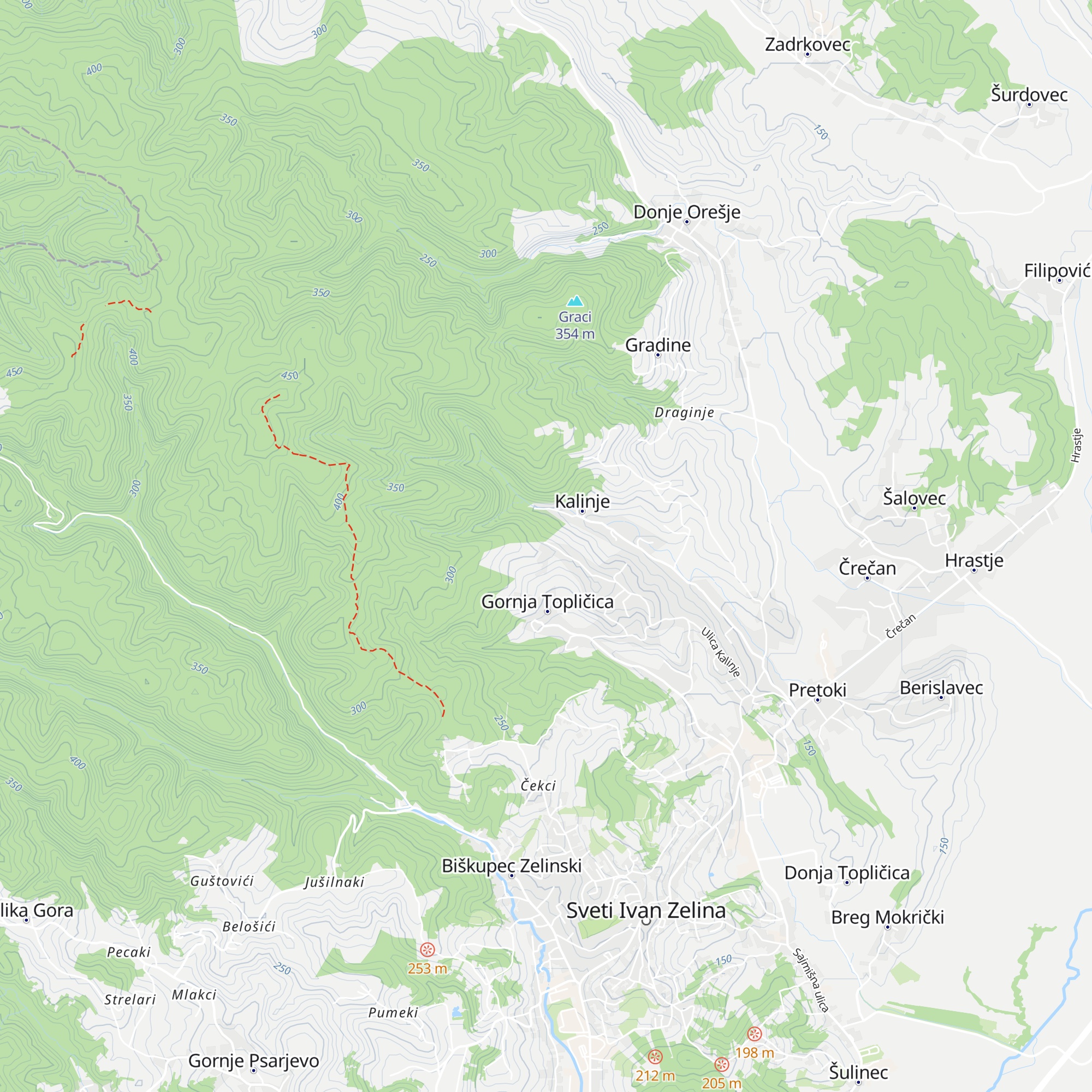Lovački dom map