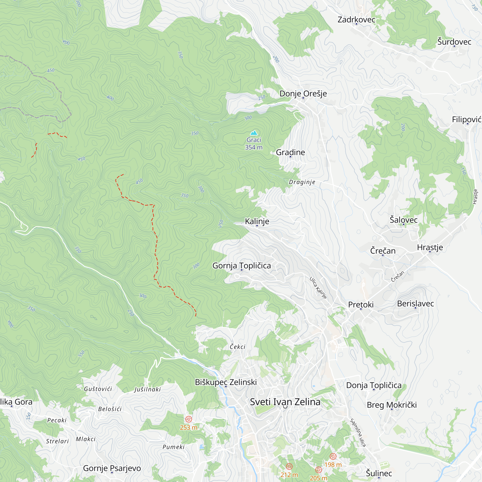 Lovački dom map