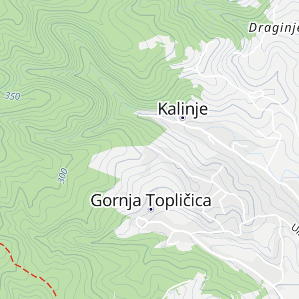 Map of Lovački dom