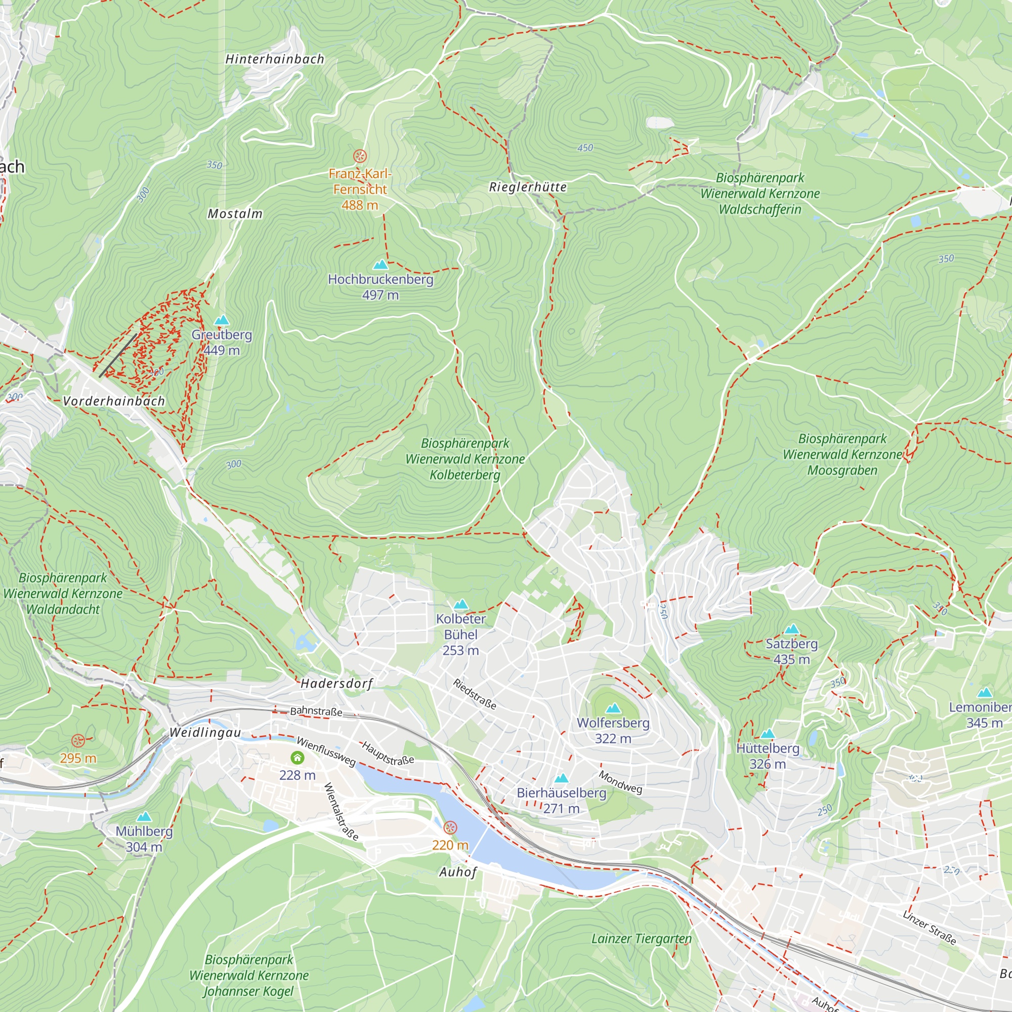 Hochbehälter 1946 map