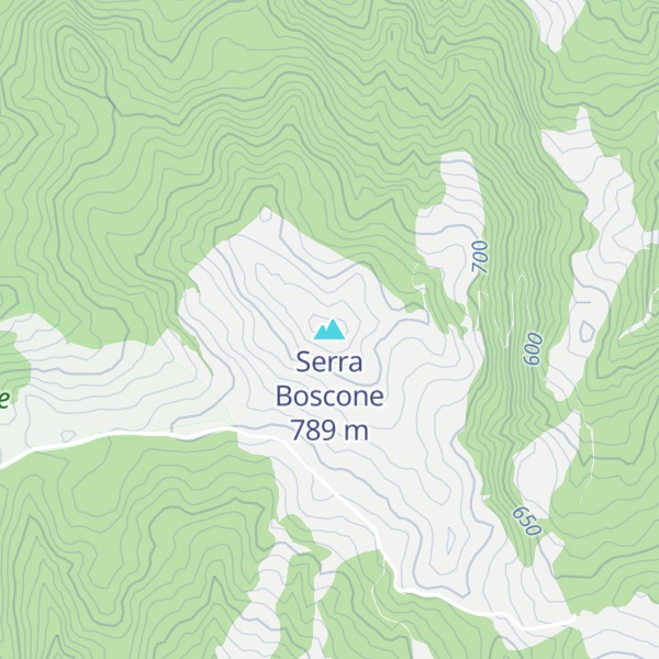 Map of Serra Boscone