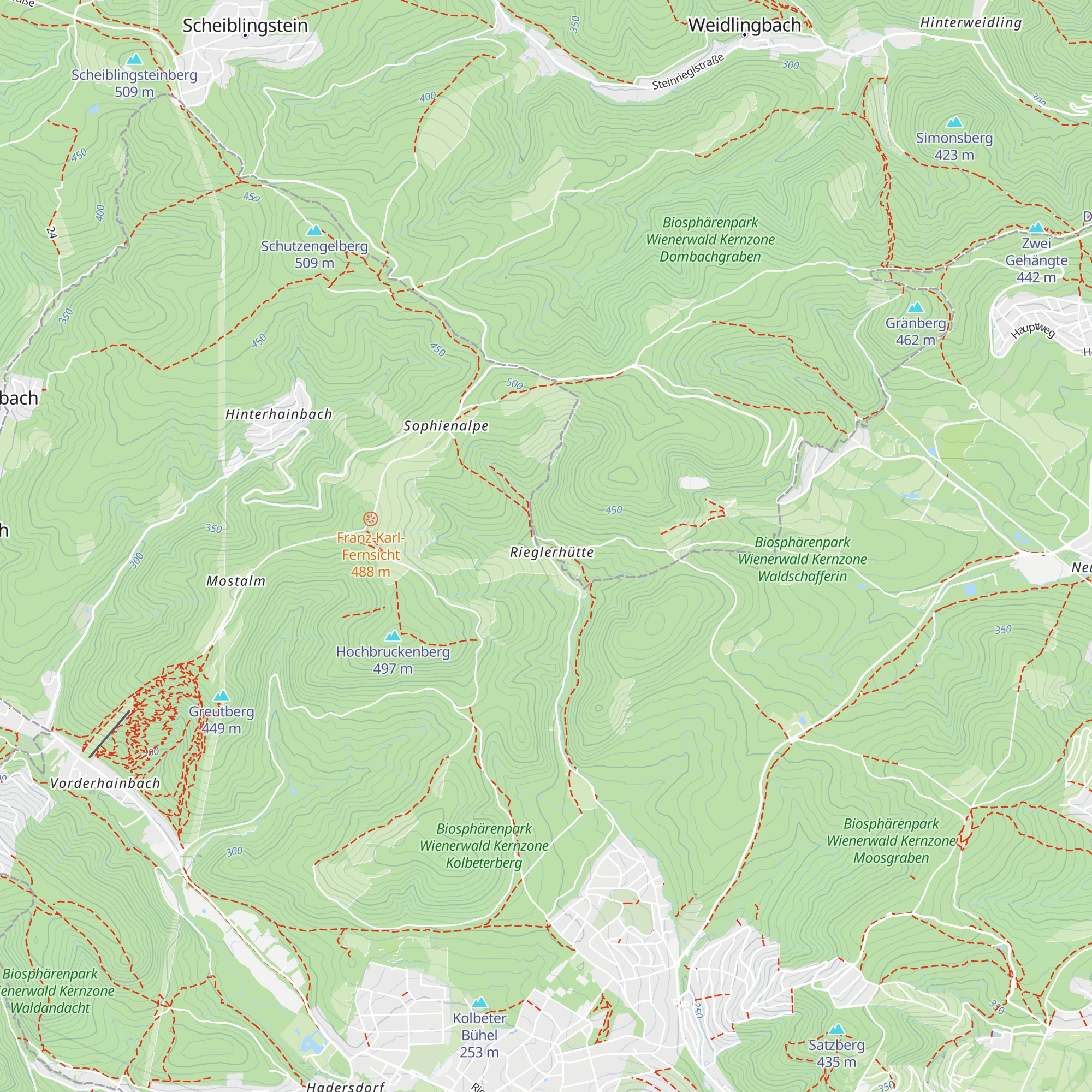 Rieglerhütte map